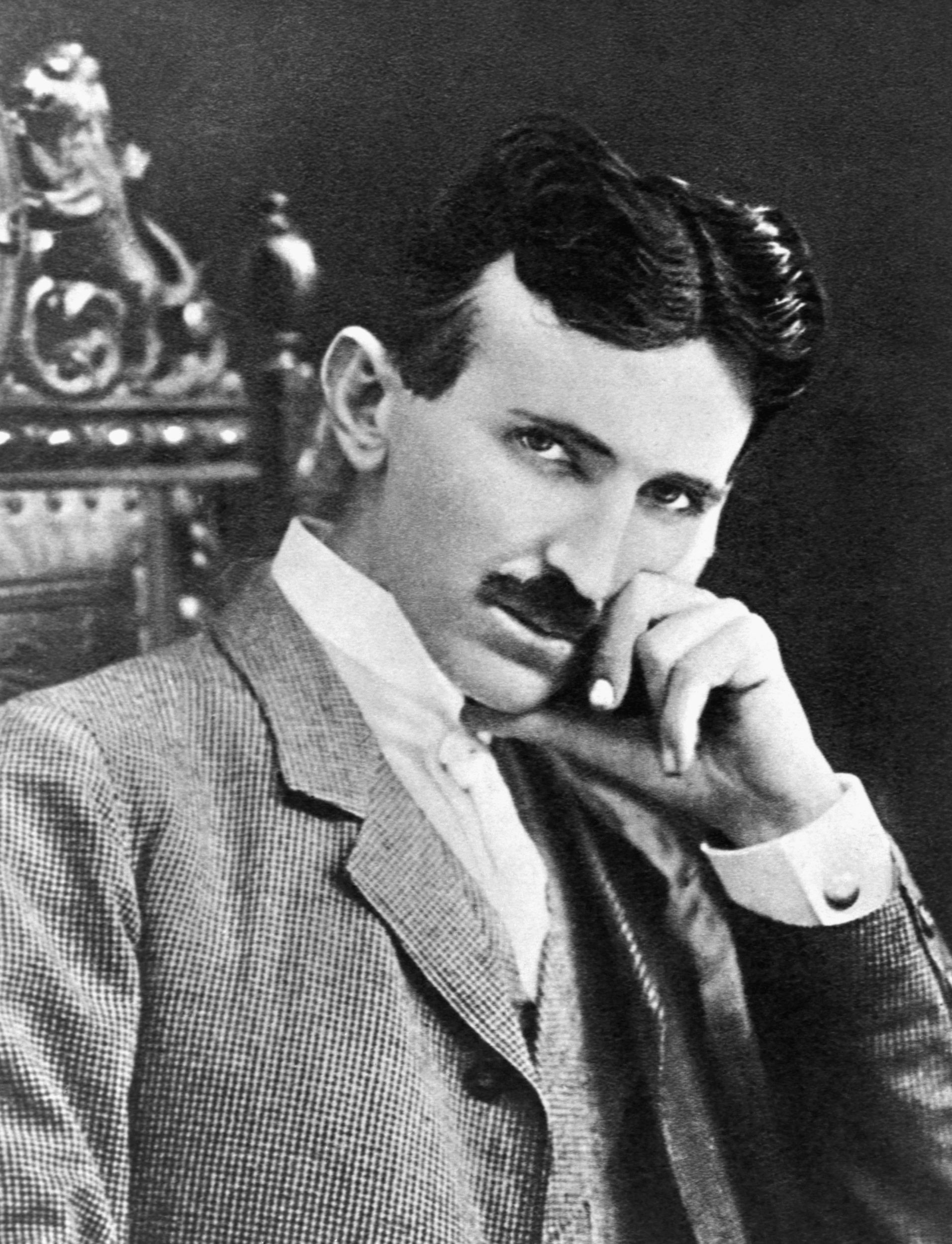 Portrait of Nikola Tesla